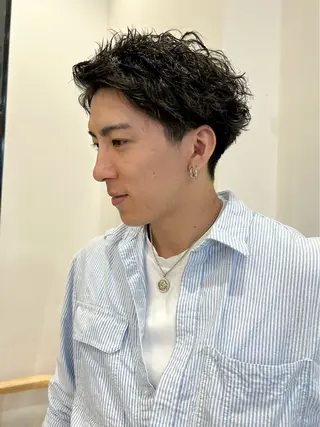 ショート メンズ KAZU keshiki大名のヘアスタイル