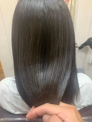 ミディアム 前井 正人のヘアスタイル