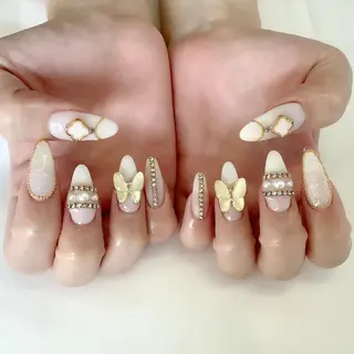 ネイル 💎🐰 saki. m 🐰💎のネイルデザイン