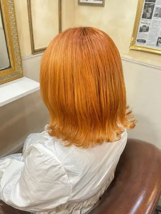 ミディアム カラー オーストヘアー ミコ所属・岩谷/ブリーチ 🪽透明感カラーのヘアスタイル