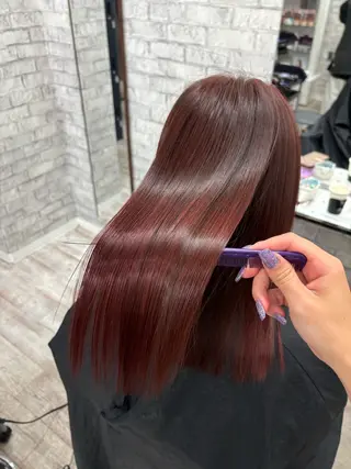 セミロング 髪質改善モテカラー 🎀YUIのヘアスタイル