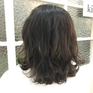 セミロング カラー 🌈re-room EIKI🇰🇷のヘアスタイル