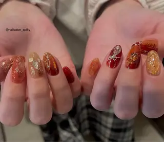 ネイル Spiky とうげ ふうかのネイルデザイン