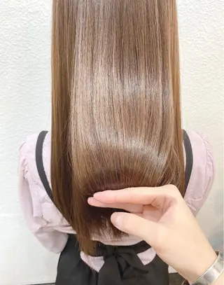 セミロング カラー 小森 拓哉のヘアスタイル