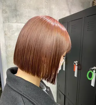 カラー 🌱暖色カラー/ 艶カラーMIHOのヘアスタイル