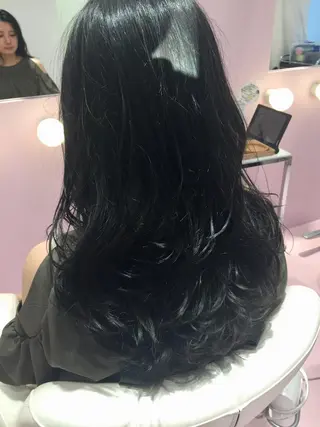 セミロング 所渉/韓国レイヤー /ウルフカットのヘアスタイル