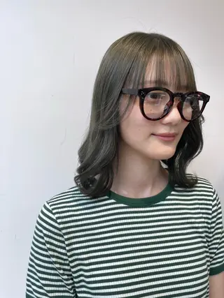 セミロング カラー dogstar小林諒 レイヤー/パーマのヘアスタイル