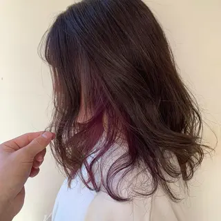 ミディアム エクステ/ケア カラー/KOICHIのヘアスタイル