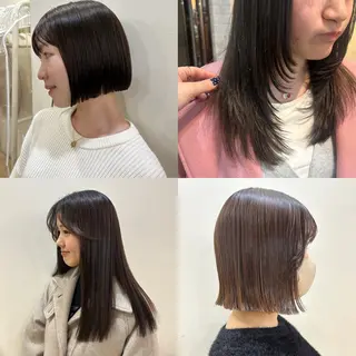 ミディアム 顔周り/レイヤー/ 透明感/あやか💕のヘアスタイル