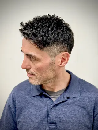 ショート メンズ Misaki Kuradomeのヘアスタイル