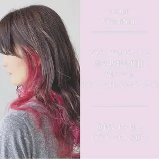 ロング カラー ヘアアレンジ 💕ブリーチ/ヘアメ 🎀YUUKAのヘアスタイル
