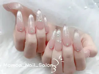 ネイル MoMoA Nail ネイル長さ出し専門店のネイルデザイン