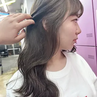 ロング カラー 🥀モテ暖色× エクステ🥀あかりのヘアスタイル