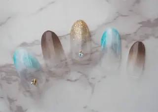 ネイル トップネイリスト Ribbon立川店のネイルデザイン