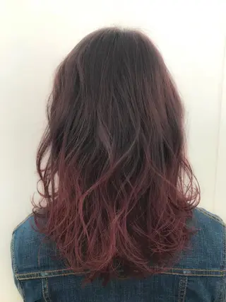 ミディアム カラー PEAKS　渋谷店所属・髪質改善🌟 TAKERUのヘアスタイル