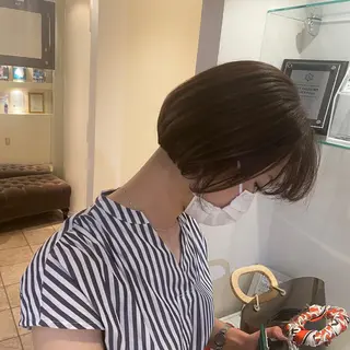 ショート Yu シールエクステのヘアスタイル