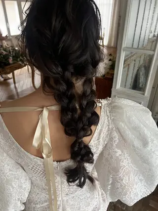 ヘアアレンジ 55JET所属・ヘアメイク美容師 ayanoのヘアスタイル