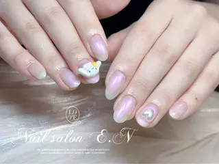 ネイル E.N🦋 長さ出し/持ち込みのネイルデザイン
