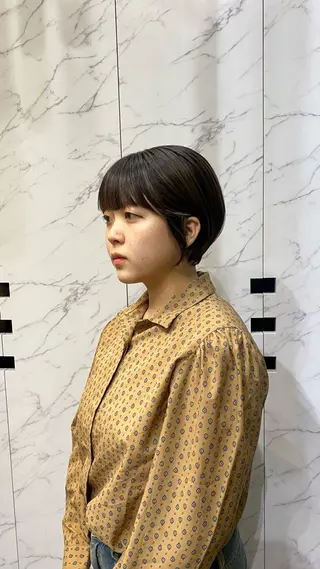 ショート マツザキ マナトのヘアスタイル