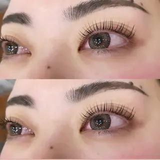 マツエク・マツパ evereyes モニターのマツエク・マツパデザイン