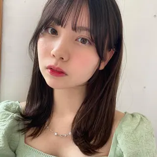 ミディアム カラー 🪭risa 暖色/レイヤー🪭のヘアスタイル