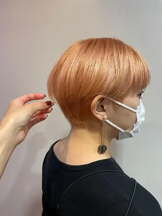 ショート カラー インナーカラー🧸 suzunaのヘアスタイル