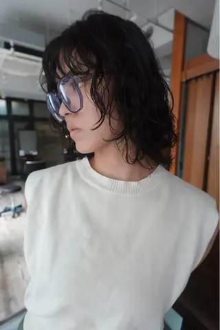 ミディアム 🍁ロングパーマ.ニ ュアンス🍁陸来のヘアスタイル