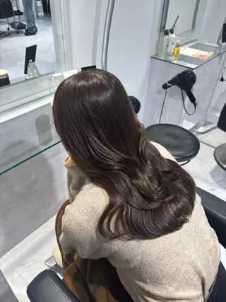 ロング カラー 髪質改善🩰透明感カ ラー🎀hinanoのヘアスタイル