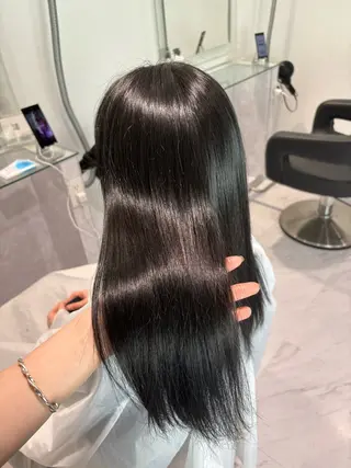 ロング 表参道♡暗髪^ྀི 艶カラー♡アユミのヘアスタイル