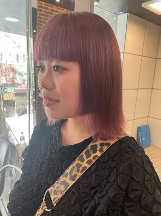 ミディアム メンズ/艶髪/カラー サクラ🌸のヘアスタイル