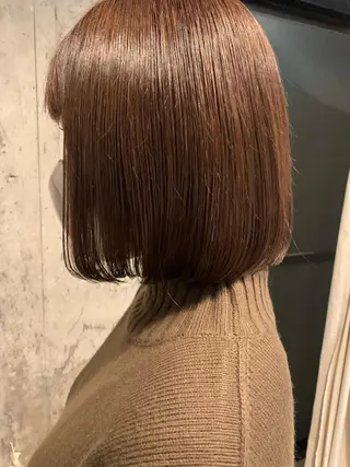 ショート Asti blanche所属・ブリーチなしWカラー /地毛風/小林凪沙のヘアスタイル