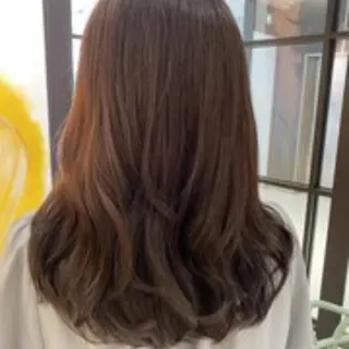 セミロング パーマ ヘアアレンジ 癒しの半個室サロン 🌿ROW町田のヘアスタイル
