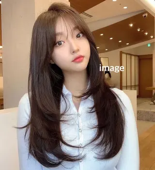 ロング シールエクステ特化 ハイトーン、NANAのヘアスタイル