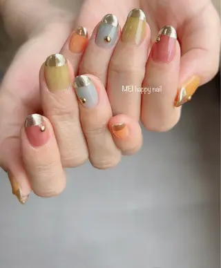 ネイル 北浦和 自爪育成ケアのネイルデザイン