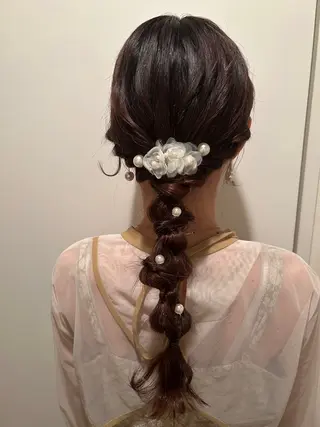 ロング ヘアアレンジ T Ayaのヘアスタイル