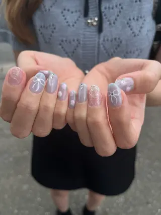 ネイル 谷田部 結衣のネイルデザイン