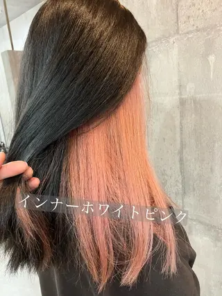 ロング カラー HAIR BASE ZAWAWA所属・レイヤー/ブリーチ｜ 特殊パーマ/赤澤のヘアスタイル