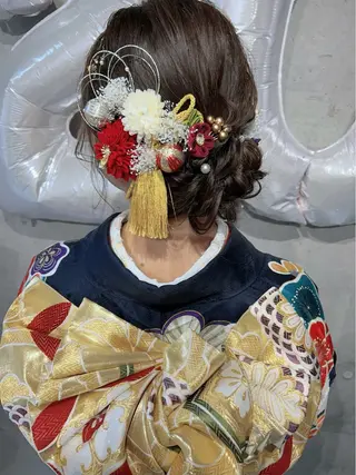 ロング ヘアアレンジ セットサロン      ラフテル所属・大阪/ヘアアレンジ /似合わせset💐のヘアスタイル