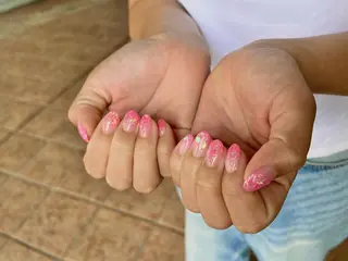 ミディアム ネイル RIONnail(リオンネイル)所属・RIONnail Yurikaのネイルデザイン