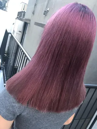セミロング MIYU💋💖 〈XENA渋谷本店〉のヘアスタイル