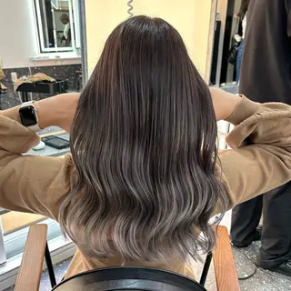 セミロング 韓国風/髪質改善/ Kiyoraのヘアスタイル