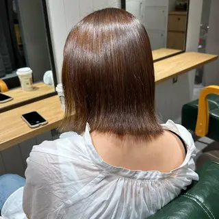 ミディアム 髪質改善 イオリのヘアスタイル