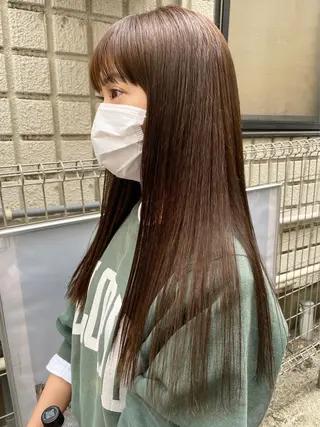 ロング カラー 高橋 愛美のヘアスタイル