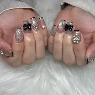 ネイル 透明感ネイル ｜mahiru.のネイルデザイン