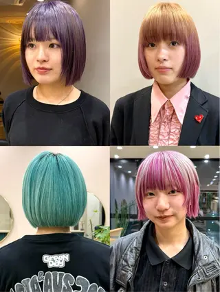 ショート Saki 🍋透明感 カラー/レイヤーのヘアスタイル