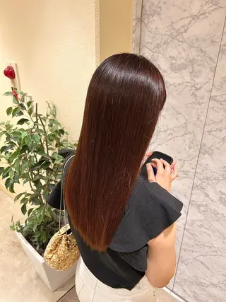 カラー ヘアセット/暖色 /レイヤー 山田寛菜のヘアスタイル