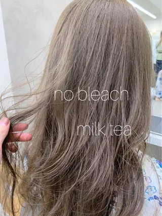 ミディアム カラー 柔らかbeige モトキのヘアスタイル