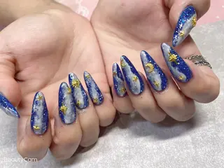セミロング ネイル 《LB》ラブリエ Nail&eyeのマツエク・マツパデザイン