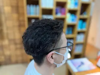 パーマ メンズ RICHAIR 山﨑 直也のヘアスタイル