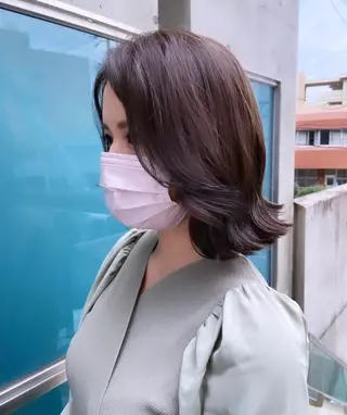 ショート カラー レイヤーカット/髪質 改善/矯正🤍吉田のヘアスタイル